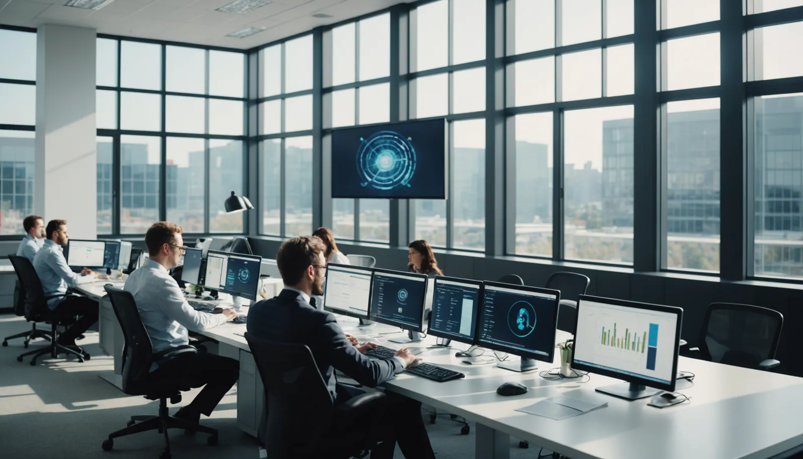 Artisan vérifiant la sécurité de ses comptes professionnels, piratage de compte entreprise 2026 protection