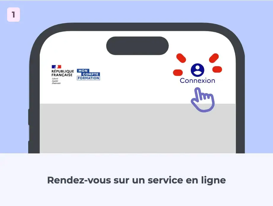 Rendez-vous sur un service en ligne