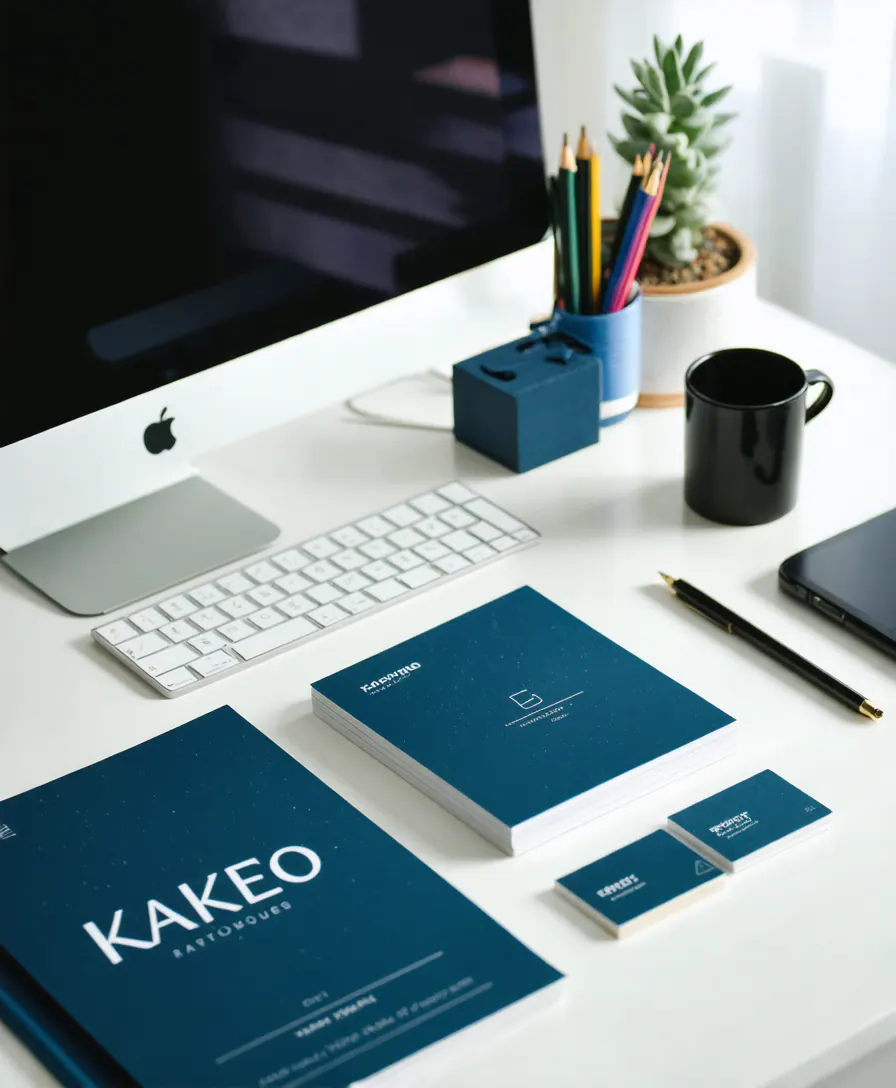 Supports de communication imprimés : kakémono, flyers et cartes de visite
